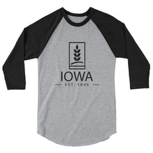Iowa - 3/4 Sleeve Raglan Shirt - Established