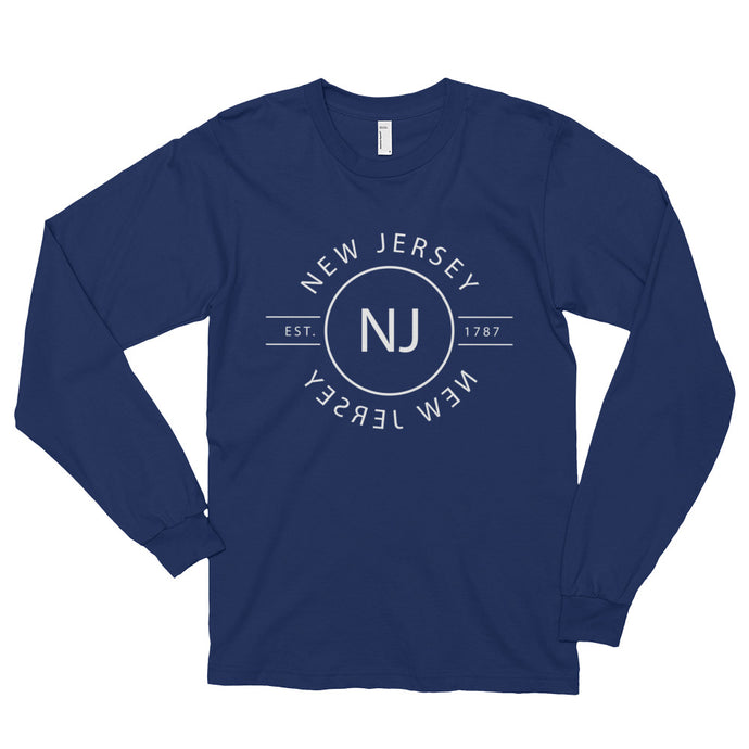 New Jersey - Long sleeve t-shirt (unisex) - Reflections
