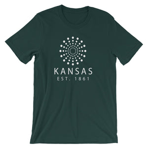 Kansas - Short-Sleeve Unisex T-Shirt - Established
