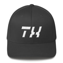 Texas - Structured Twill Cap - White Embroidery - TX - Many Hat Color Options Available
