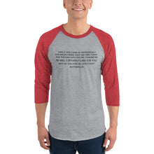 Margo's Collection - Matthew 6:30 - 3/4 sleeve raglan shirt