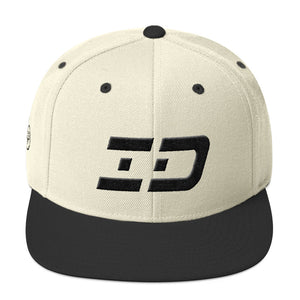 Idaho - Flat Brim Hat - Black Embroidery - ID - Many Hat Color Options Available