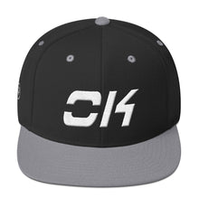 Oklahoma - Flat Brim Hat - White Embroidery - OK - Many Hat Color Options Available