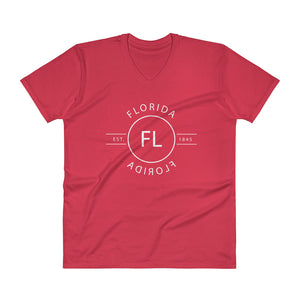 Florida - V-Neck T-Shirt - Reflections