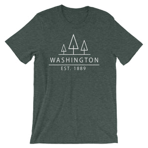 Washington - Short-Sleeve Unisex T-Shirt - Established