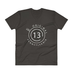 Pennsylvania - V-Neck T-Shirt - Original 13