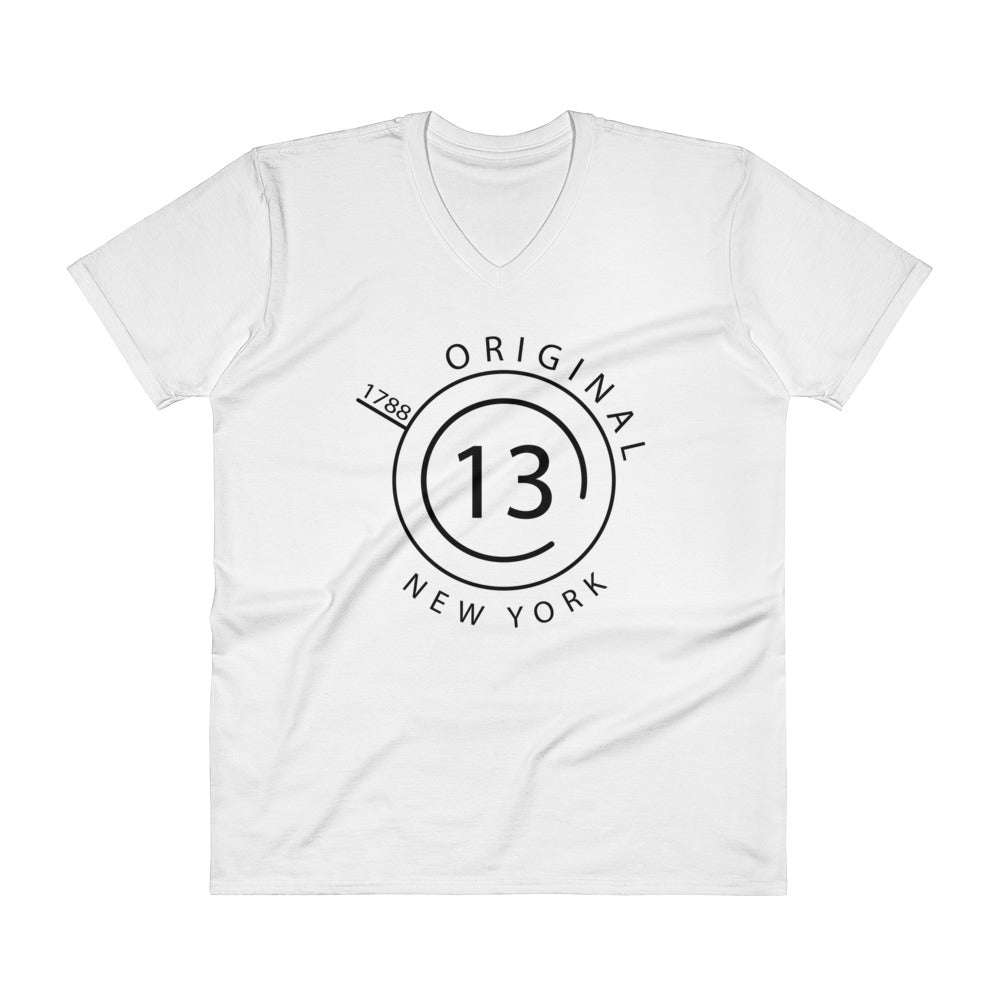 New York - V-Neck T-Shirt - Original 13