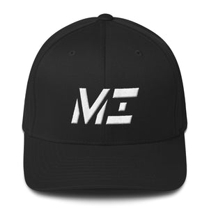 Michigan - Structured Twill Cap - White Embroidery - MI - Many Hat Color Options Available