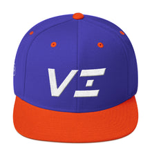 Virgin Islands - Flat Brim Hat - White Embroidery - VI - Many Hat Color Options Available