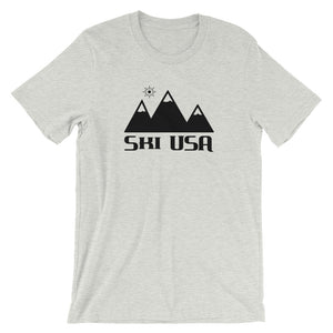 USA Designs - Short-Sleeve Unisex T-Shirt - Ski USA
