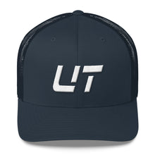 Utah - Mesh Back Trucker Cap - White Embroidery - UT - Many Hat Color Options Available