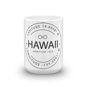 Hawaii - Mug - Latitude & Longitude