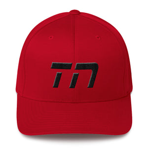 Tennessee - Structured Twill Cap - Black Embroidery - TN - Many Hat Color Options Available
