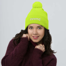 Margo's Collection - #wwmd (what would Margo do) - White Embroidery - Pom-Pom Beanie - Different hat colors available