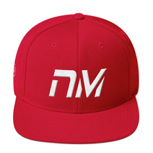New Mexico - Flat Brim Hat - White Embroidery - NM - Many Hat Color Options Available
