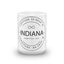 Indiana - Mug - Latitude & Longitude