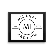 Michigan - Framed Print - Reflections