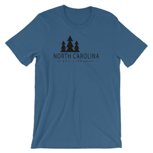North Carolina - Short-Sleeve Unisex T-Shirt - Established