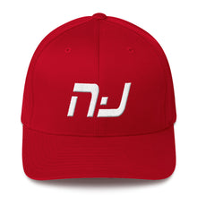 New Jersey - Structured Twill Cap - White Embroidery - NJ - Many Hat Color Options Available