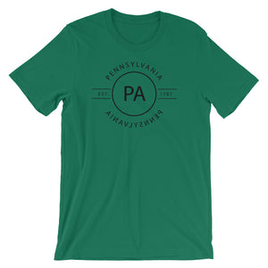 Pennsylvania - Short-Sleeve Unisex T-Shirt - Reflections