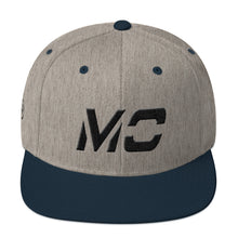 Missouri - Flat Brim Hat - Black Embroidery - MO - Many Hat Color Options Available