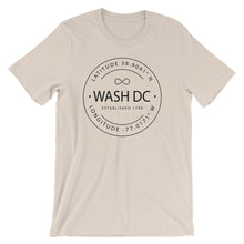 Washington DC - Short-Sleeve Unisex T-Shirt - Latitude & Longitude