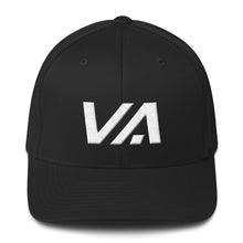 Virginia - Structured Twill Cap - White Embroidery - VA - Many Hat Color Options Available