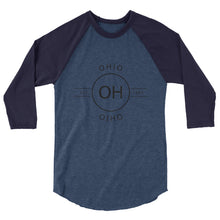 Ohio - 3/4 Sleeve Raglan Shirt - Reflections