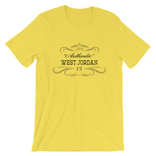 Utah - West Jordan UT - Short-Sleeve Unisex T-Shirt - "Authentic"