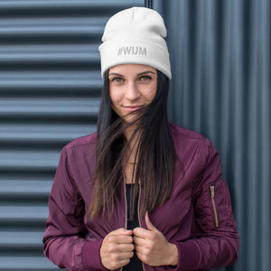 Margo's Collection - #WUM (wakeupmargo) - White Embroidery - Beanie - Different hat colors available