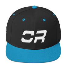 Oregon - Flat Brim Hat - White Embroidery - OR - Many Hat Color Options Available