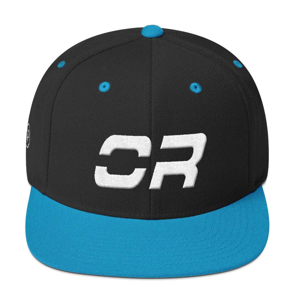 Oregon - Flat Brim Hat - White Embroidery - OR - Many Hat Color Options Available