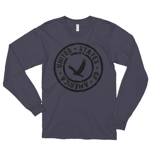 USA Designs - Long sleeve t-shirt (unisex) - Eagle