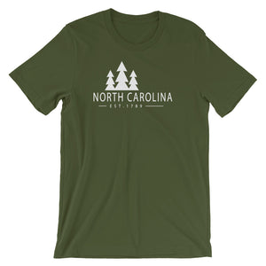 North Carolina - Short-Sleeve Unisex T-Shirt - Established
