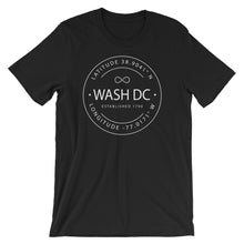 Washington DC - Short-Sleeve Unisex T-Shirt - Latitude & Longitude