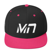 Minnesota - Flat Brim Hat - White Embroidery - MN - Many Hat Color Options Available