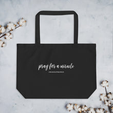 Margo's Collection - Pray for a Miracle - Large organic tote bag