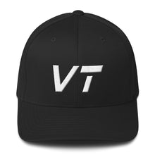 Vermont - Structured Twill Cap - White Embroidery - VT - Many Hat Color Options Available