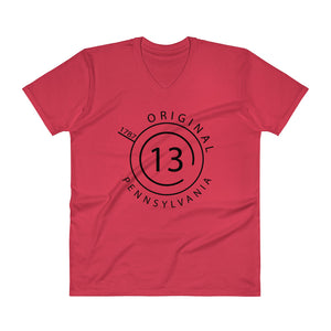 Pennsylvania - V-Neck T-Shirt - Original 13