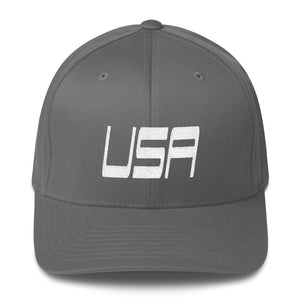 USA Designs - Embroidered Structured Twill Cap - USA