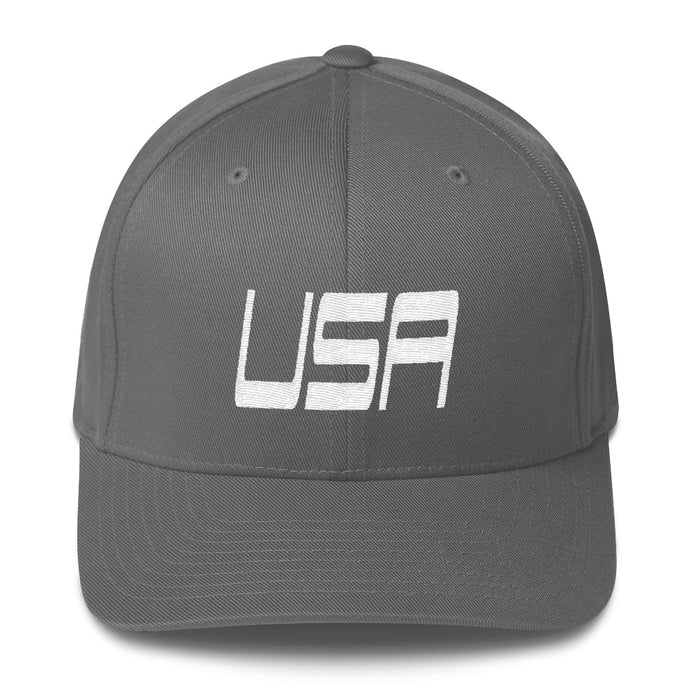 USA Designs - Embroidered Structured Twill Cap - USA
