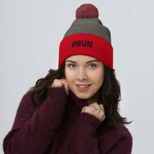 Margo's Collection - #WUM (wakeupmargo) - Black Embroidery - Pom-Pom Beanie - Different hat colors available