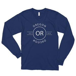 Oregon - Long sleeve t-shirt (unisex) - Reflections