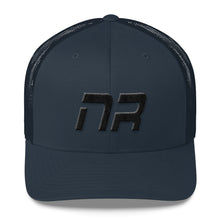 Native Realm - Mesh Back Trucker Cap - Black Embroidery - NR - Many Hat Color Options Available