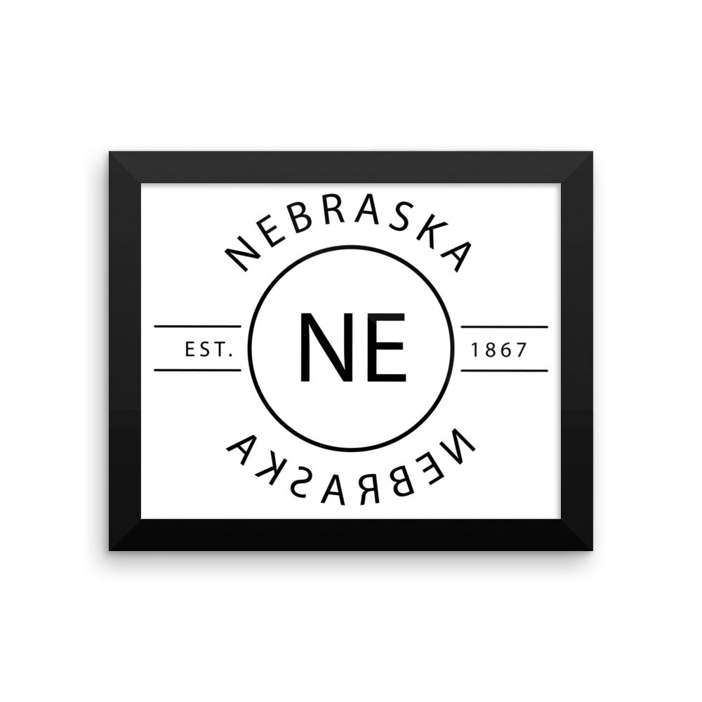 Nebraska - Framed Print - Reflections