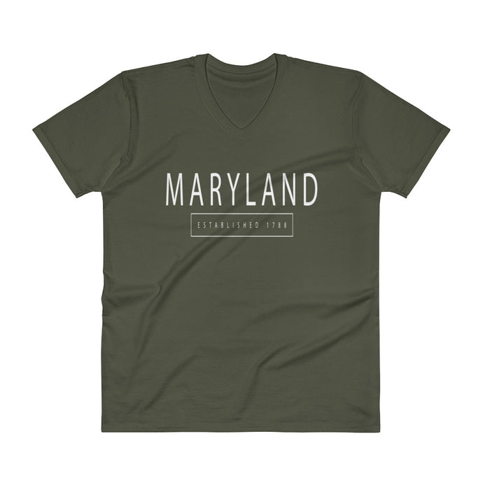 Maryland - V-Neck T-Shirt - Established