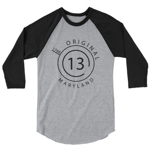 Maryland - 3/4 Sleeve Raglan Shirt - Original 13