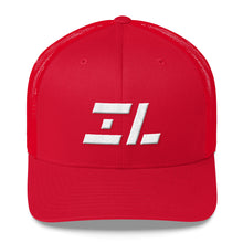 Illinois - Mesh Back Trucker Cap - White Embroidery - IL - Many Hat Color Options Available