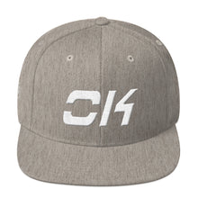 Oklahoma - Flat Brim Hat - White Embroidery - OK - Many Hat Color Options Available