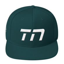 Tennessee - Flat Brim Hat - White Embroidery - TN - Many Hat Color Options Available